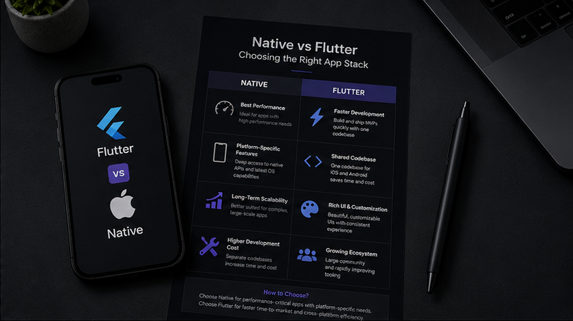Native vs Flutter: Choosing the Right App Stack