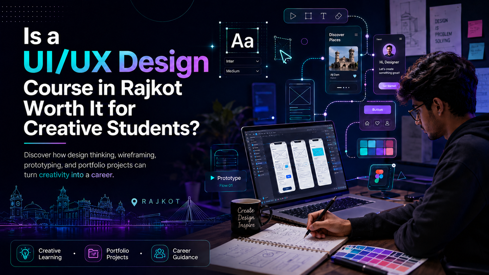 Is a UI/UX Design Course in Rajkot Worth It for Creative Students?