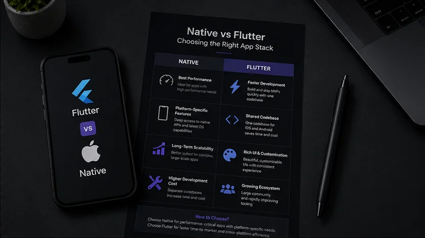 Native vs Flutter: Choosing the Right App Stack