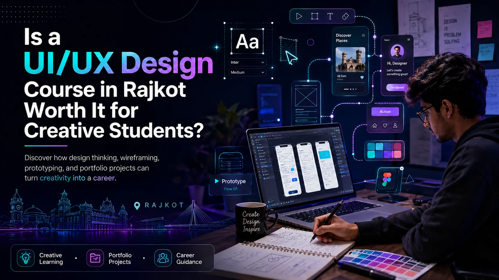 Is a UI/UX Design Course in Rajkot Worth It for Creative Students?